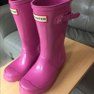 Girls hunter boots size 1